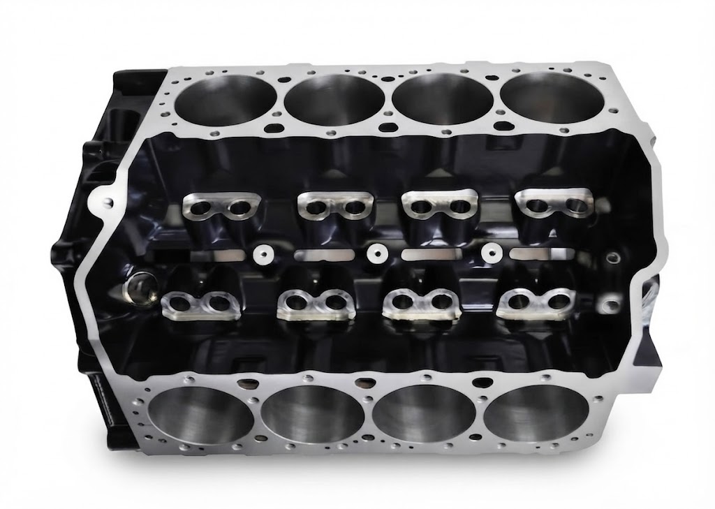 Cast iron cylinder block