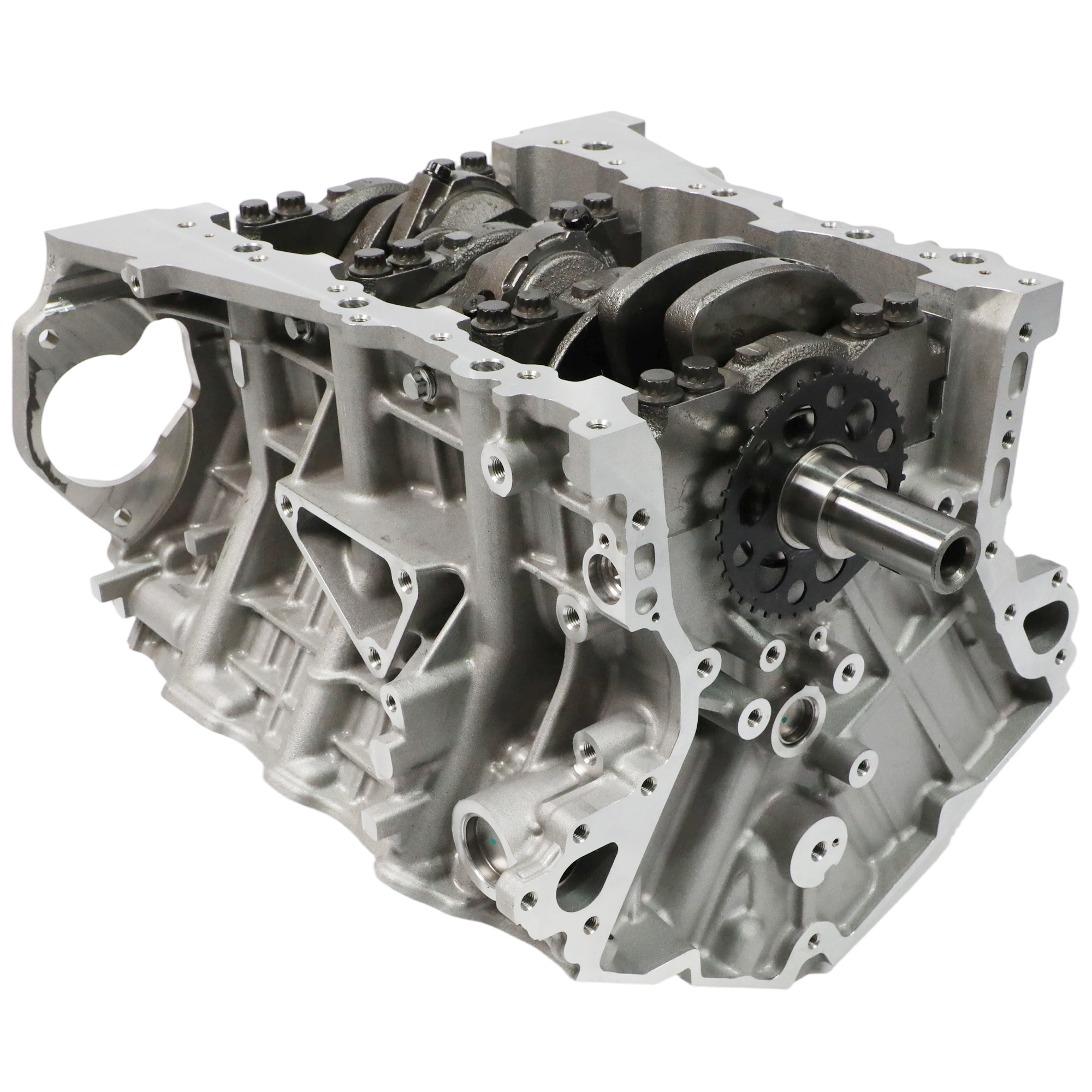 Short block assembly, bottom view